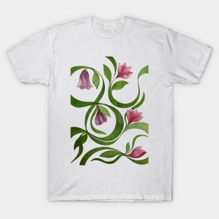 hand drawn floral pattern T-Shirt